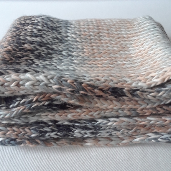 Garage. Cowl Neck Scarf. Greys & Pinks - Picture 9 of 16